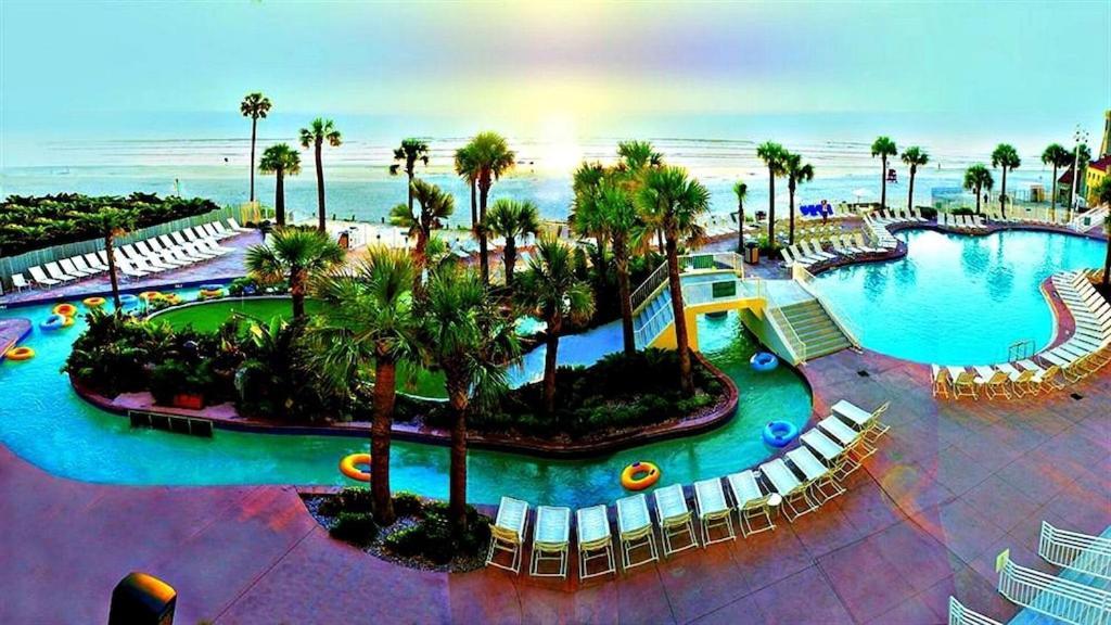 דייטונה ביץ' Vacation In Comfort And Luxury - 3 Bedroom Direct Oceanfront - Wyndham Ocean Walk Resort 2425 מראה חיצוני תמונה